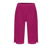 Pantalones Mujer Algodón Lino - Pantalones Mujer Verano Algodón Lino Pants con Bolsillos Pantalones Uni-Color Pant Transpirable Pantalones Duraderos Pantalones Corsario Simple Pantalones Corsario