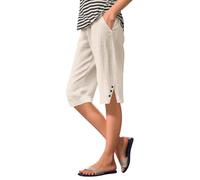 Pantalones Mujer Chandal, Shorts Mujer Elasticos, hasta La Rodilla para Informales Holgados Verano para Playa con Bolsillos PantalóN CháNdal PantalóN Lino Bermudas Verano