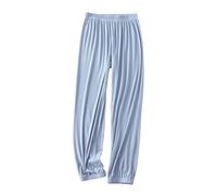 Pantalones Mujer Pantalones Largo Moda Pijama Suelto Casual Color sólido Cintura Alta Pantalones Deportes Cómodo Verano Primavera Original Casa Pants 2025