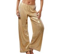 Pantalones Mujer Pantalones Lentejuelas Pantalon Chandal Algodon Acampanados Ropa Talla Grande Curvy Pantalón Negro Otoño Anchos Ancho Verano Frescos Baile Urbano Yoga Pants Women Traje Tallas