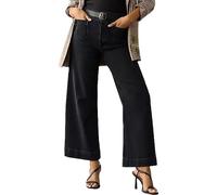 Pantalones Mujer Talle Alto Vaqueros Tallas Grandes Comodos Jeans Tiro Alto Anchos Talle Alto Pantalon Denim Larga Baggy Streetwear Elasticizzati a Palazzo Moda