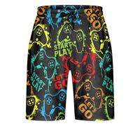 Pantalones Mujer Vaqueros, Shorts Mujer Cortos, Casuales Verano con Estampado Integral Cintura Alta Tejido EláStico CóModo para Uso Diario Y Actividades Al Aire Libre Shorts