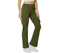 Pantalones Mujer Verano,Yoga Flare Leggings For Women High Waisted Yoga Casual Pants Workout Leggings Cargo with 6 Pockets Yoga Pants Sombrero (JN, XXXXL).