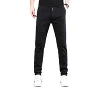 Pantalones múltiples: pantalones cargo duraderos de alta elasticidad, con múltiples bolsillos, para hombre, para uso diario, Negro, 4XL