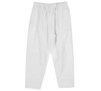 Pantalones Musulmanes para Hombres, Pantalones Musulmanes árabes de Oriente Medio, Pantalones Afganos de Estilo Suelto de Algodón con Banda Elástica en la Cintura para la Oración (Blanco)