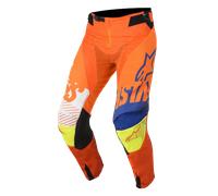 Pantalones MX Alpinestars Techstar Screamer Naranja/Azul/Blanco30 Naranja,Azul,Blanco