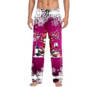 Pantalones Navideños Pantalón Pijama Navidad Christmas Pj Pants Pantalon Chino Hombre Regular Fit Divertido Estampado Pantalones Elasticos Hombre Vestir Pantalón Largo Casual Sweatpants Man