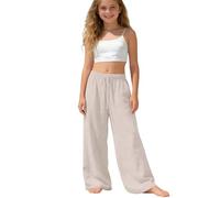 Pantalones Niñas, Casuales Elegantes Y Cómodos para, Suaves Y De Uso Diario con Cintura Elástica, Divertidos para Exteriores Y para La Escuela., Diseño Moderno Y Esencial/G