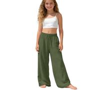 Pantalones Niñas, Casuales Elegantes Y Cómodos para, Suaves Y De Uso Diario con Cintura Elástica, Divertidos para Exteriores Y para La Escuela., Diseño Moderno Y Esencial/G