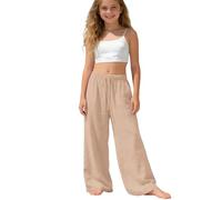 Pantalones Niñas, Casuales Elegantes Y Cómodos para, Suaves Y De Uso Diario con Cintura Elástica, Divertidos para Exteriores Y para La Escuela., Diseño Moderno Y Esencial/G