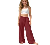 Pantalones Niñas, Casuales Elegantes Y Cómodos para, Suaves Y De Uso Diario con Cintura Elástica, Divertidos para Exteriores Y para La Escuela., Diseño Moderno Y Esencial/G