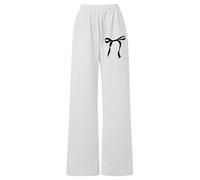 Pantalones Niñas, Deportivos Holgados con Lazo En La Espalda Y Bolsillo para, Deportivos Casuales De Pierna Recta para Pequeñas, Jóvenes Y Adolescentes, Atue, Resistente A Las Manchas/G