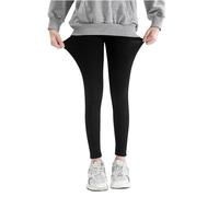 Pantalones Niñas Leggings Mallas Mayas Pantalón niños Color sólido Cintura Alto elástica Jogging Deportivo Yoga Ocio Niñas Casual Cómodo Moda Slim Fit Pantalones Largo Térmicos Pants