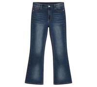 Pantalones Niñas, Vaqueros Acampanados Elásticos para, Cómodos Y Ajustados, Ropa Informal De Moda para Adolescentes, Cintura Elástica, Tela Suave, Costuras Dur, Cómodo para Toda La Temporada/G