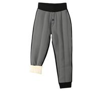 Pantalones Niño Termicos Cintura Alta Elástica Leggins Niño Largos con Forro Polar Gruesa y Cálida Pantalon Termicas para Otoño e Invierno Suave y Cómoda Ropa Interior para Niños 3-15 Años