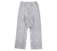 Pantalones Paciente,Hospital/Cuidados Hogar,Ropa Discapacitados Pacientes Cirugía,para Fractura/Discapacidad/Incontinencia Urinaria/Inactividad/Paciente Postrado En Cama/Senior,Man L,B