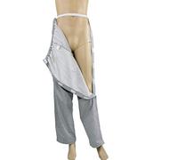 Pantalones pacientes Ropa discapacitados Pacientes cirugía, fáciles usar y quitar, fracturas, incontinencia, pacientes en cama Hospital/Atención domiciliaria Ayuda enfermería,Menlightgray,XXL