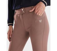 Pantalones Pantalón X-Prime women's full grip riding breeches Horse Pilot - Soft brown / 34