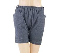 Pantalones Para El Cuidado De La Incontinencia, Pantalones De Enfermería Para Pacientes Con 2 Bolsillos, Ropa Interior Con Bolsa De Orina Para Catéter, Para Ancianos Y Postrados En Cama,Women's,M