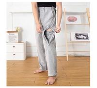 Pantalones para el Cuidado de la incontinencia, Pantalones de incontinencia para Personas Mayores con incontinencia Bolsa para orina, Pantalones para nefrostomía B,Medium