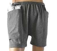 Pantalones para el Cuidado de la Incontinencia, Ropa Interior Bolsa de Orina, Pantalones con Bolsa de Nefrostomía Ropa para El Cuidado De La Ostomía A,3X-Large