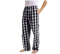 Pantalones para el vientre, pantalones informales para el hogar, ropa de noche, holgada, cómoda, holgada, pantalones Beckenbauer (negro S)