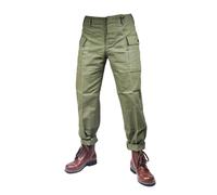 Pantalones para hombre American HBT Army - Pantalones casuales para exteriores, réplica WW2 US Army, Verde, 30