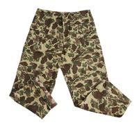 Pantalones para hombre American HBT de dos caras de camuflaje de pato de caza réplica de la Segunda Guerra Mundial (46)