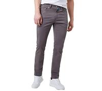 Pantalones para hombre de Pierre Cardin, corte «tapered», Lyon, gris, 33W / 36L