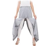 Pantalones para incontinencia urinaria, pantalones para incontinencia en la vejez completamente abiertos, pantalones con cremallera para pacientes, ropa para el cuidado del paciente, pantalones a