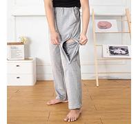 Pantalones para la Incontinencia Leve, Pantalones para El Cuidado De La Incontinencia, Las Bolsas de Orina se Pueden Colocar en Ambos lados, Unisex Cura Pantaloni, Grey