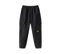 Pantalones para mujer, pantalones para niños, pantalones cargo, cintura de tirar, ajuste fácil, parte delantera limpia, diseño utilitario, parte inferior fácil para niños, para entrenadores, camisetas