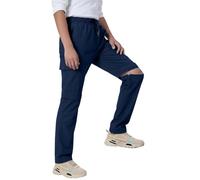 Pantalones para mujer, pantalones para niños, pantalones casuales, cintura de tirar, ajuste fácil, parte delantera limpia, diseño utilitario, pantalones fáciles para niños, para entrenadores