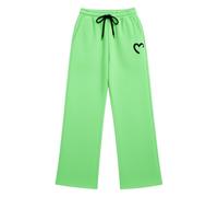 Pantalones para mujer, pantalones para niños, pantalones casuales, cintura elástica, ajuste fácil, parte delantera limpia, diseño minimalista, parte inferior fácil para entrenadores, camisetas