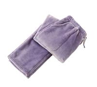 Pantalones para Mujer para Militar Jean Estilo Damas Frio Mayor Comprar Finos Tejido Gamuza Leopardo Anticelulíticas Coreana Granates Fruncido Carne Performance Calientes Lateral