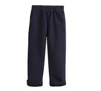 Pantalones para mujer y niños, pantalones casuales de pana, cintura elástica, ajuste fácil, parte delantera limpia, diseño liso, parte inferior fácil para niños, para entrenadores, camisetas