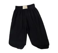 Pantalones para niñas de seda helada, ajuste holgado, cintura elástica, ropa de verano ligera, transpirable y extensible