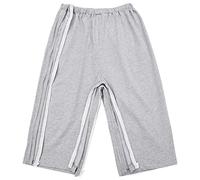 Pantalones para Pacientes Ropa para El Cuidado del Paciente, Cremallera Pantalones Paciente Cuidado Ropa, Ayuda para Enfermería En El Hospital/Atención Domiciliar XXLarge