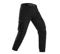 Pantalones Playeros Hombre Seguridad Aesthetic Marron Oversize Frio Golf Pelo Cortas Frescos Trousers Marrones Pierna Rompidos Amplios Hielo Completo Guardia Vigilantes Fútbol Gordo
