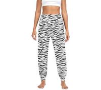 Pantalones plisados estampados de moda con puños en los tobillos para el día a día, pantalones de ocio versátiles y combinables para mujer, adecuados para la oficina y las vacaciones, se pueden usar