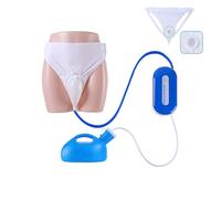 Pantalones portátiles for la incontinencia urinaria, dispositivo inteligente de drenaje urinario negativo, inicio y parada automáticos, carga USB, con urinario de 2000 ml(Men's routine)