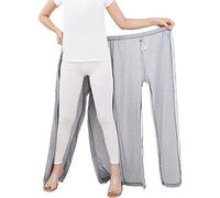 Pantalones Postoperatorios De Apertura Fácil For Hombres, For Personas Con Fracturas O Encamadas, Pantalones De Cuidados Al Paciente Totalmente Abiertos, Pantalones Deportivos De Algodón(XL)