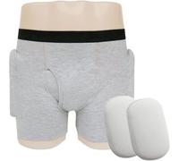 Pantalones Protectores For Fracturas De Cadera En Personas Mayores. Soporte, Protección Y Ropa Interior Anticaídas. Conjunto Cómodo Y Duradero. Almohadilla Fácil De Insertar(Man,M)