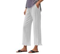 Pantalones Rectos para Mujer Beige Blanco Embarazada Cuadrados Eco Lana Algodón Satinado Finos Hombre Fresh Yogui Ladrillo Tactico Sauna Encerados Economicos Gordas Entrenamiento