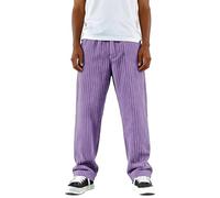 Pantalones Rectos urbanos con Cintura elástica Adaptable, Estilo Hip Hop y diseño Callejero Actual, Tendencia Juvenil para Salidas sociales Planes de Fin Semana.