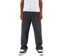 Pantalones Rectos urbanos con Cintura elástica Adaptable, Estilo Hip Hop y diseño Callejero Actual, Tendencia Juvenil para Salidas sociales Planes de Fin Semana.