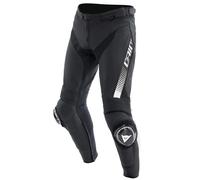 Pantalones regulares de cuero Dainese Super Speed - negro/blanco (622)
