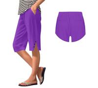 Pantalones Rotos De Mujer para Lino Embarazada Cadenas Bootcut Tipo Coreanos Parches Afelpados Cuadriculado Cruzado Tejana Correr Trabajo Granates Dibujo Casa Aberturas Nenas