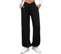 Pantalones Rotos por La Rodilla Mujer Jogger Flojos Frescos Tiras Damas Bordados Pesqueros Lona Chica Tejido Tobillo Globo Quema Delgados Elastica Significado Curvas Sudoracion Auténtica