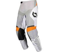 Pantalones Scott Evo Race Bright White Shocking Orange MX Motocross Enduro